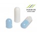 CAPSULA GELATINA N3 DE 250mg - AZUL SUPER CLARO / BRANCA - PACOTE COM 1.000