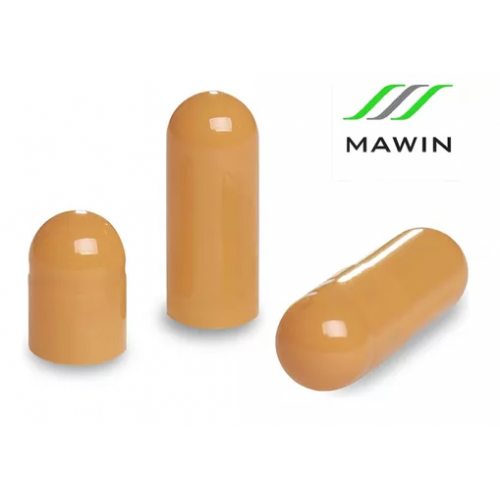 CAPSULA GELATINA N2 DE 350mg - MOSTARDA - PACOTE COM 1.000