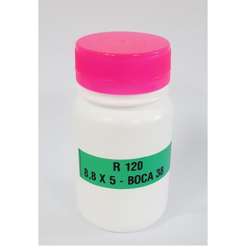 FRASCO FARMACEUTICO R120 COM TAMPA LACRE ROSCA PINK  - PACOTE COM 10 un