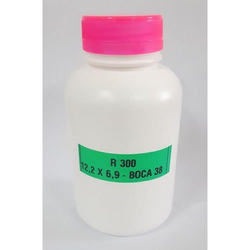 FRASCO FARMACEUTICO R300 COM TAMPA PINK ROSCA LACRE  - PACOTE COM 10 un