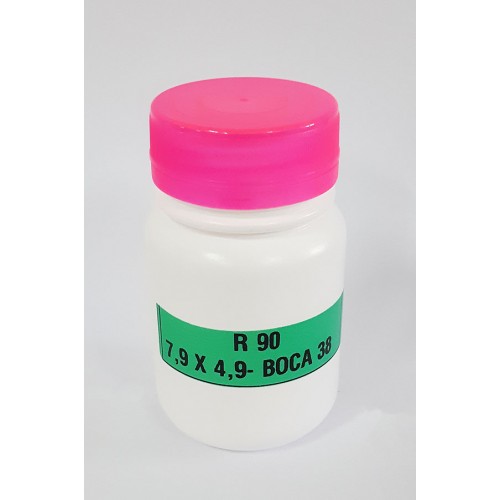 FRASCO FARMACEUTICO R90 COM TAMPA PINK ROSCA LACRE  - PACOTE COM 10 un
