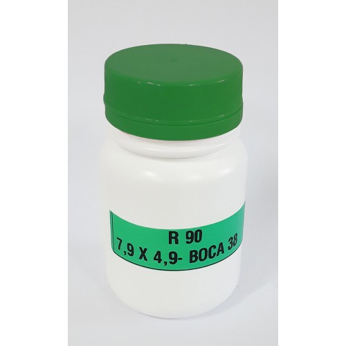 FRASCO FARMACEUTICO R90 COM TAMPA VERDE ROSCA LACRE  - PACOTE COM 10 un