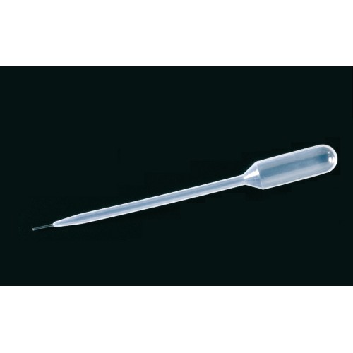 PIPETA PASTEUR ULTRA CAPILAR GRADUADA VOL. 3ML - ESTERIL - PACOTE COM 10 UN - MAWIN