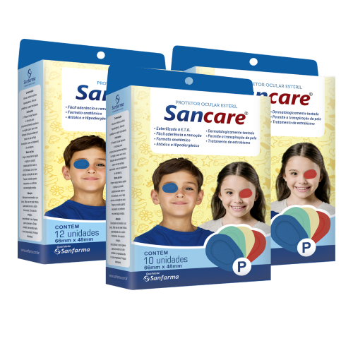 PROTETOR OCULAR INFANTIL COLORIDOS - ESTERIL - 10UN - MAWIN